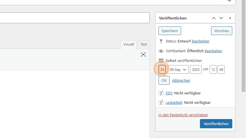 Simple Posting erstellen und planen - Step 12