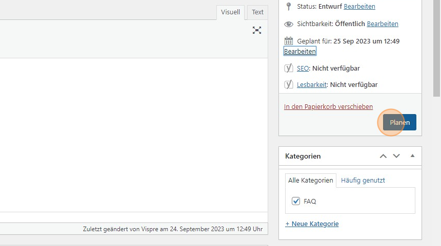 Simple Posting erstellen und planen - Step 14