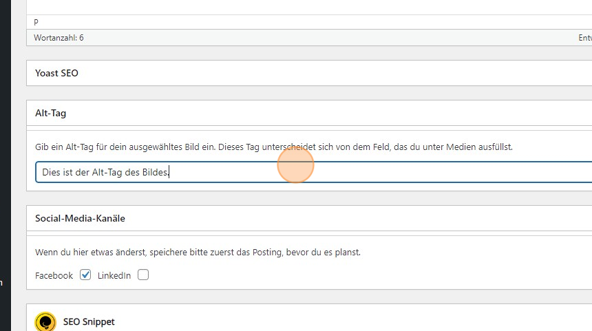 Simple Posting erstellen und planen - Step 8