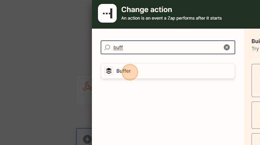 Verbinde deine Website mit Buffer via Zapier - Step 23
