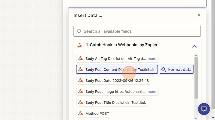 Verbinde deine Website mit Buffer via Zapier - Step 33