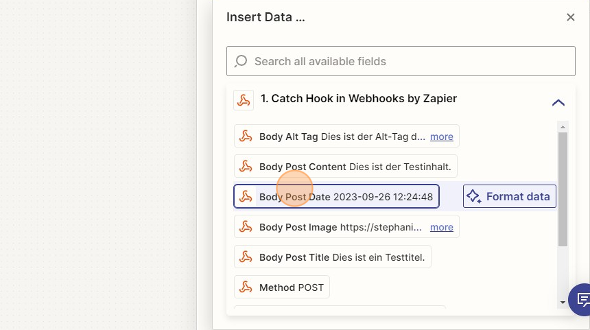 Verbinde deine Website mit Buffer via Zapier - Step 46