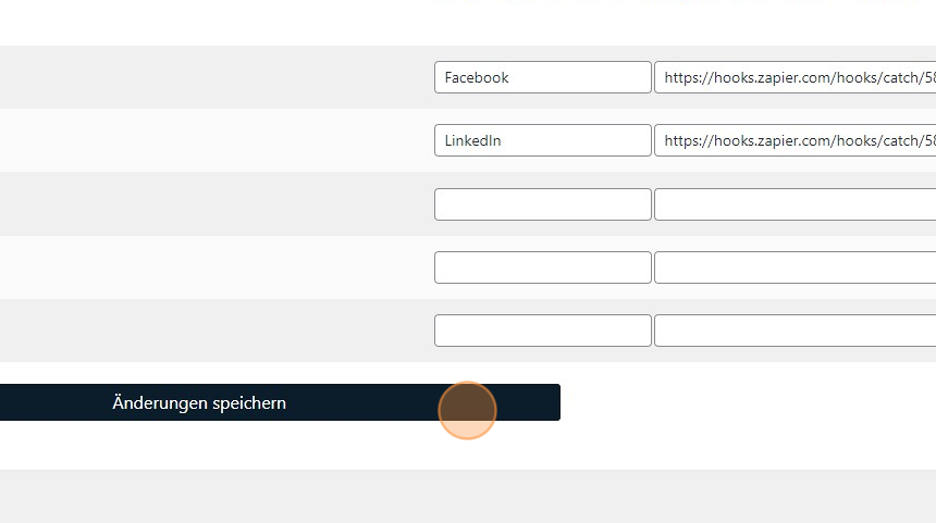 Webhooks in Plugin hinterlegen und aktivieren - Step 5