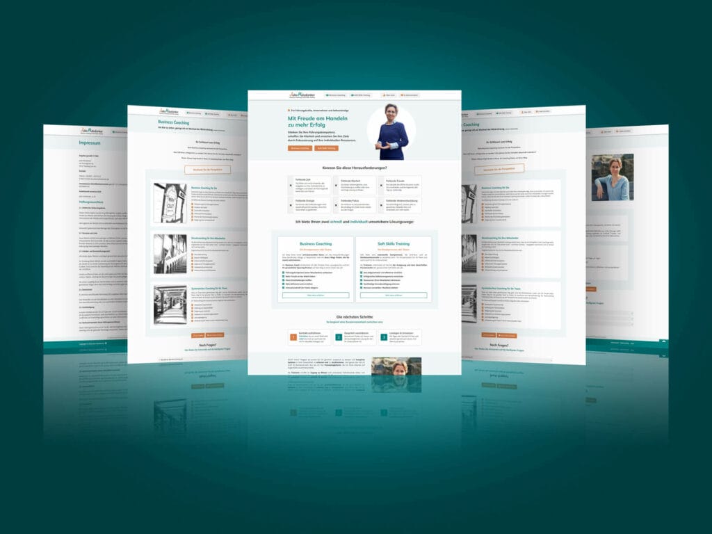 Bild zu Julia Huelsduenker Coaching Referenzwebsite