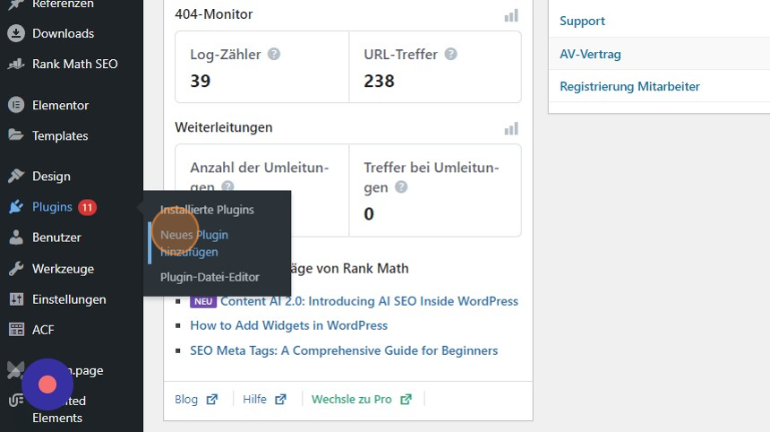 Installiere und aktiviere das Simple-Posting-Plugin - Step 2