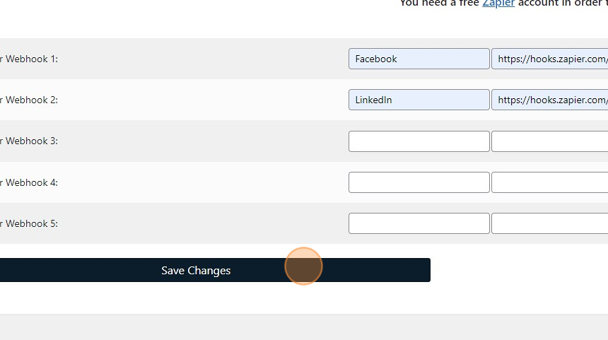 Store and activate webhooks in plugin - Step 6